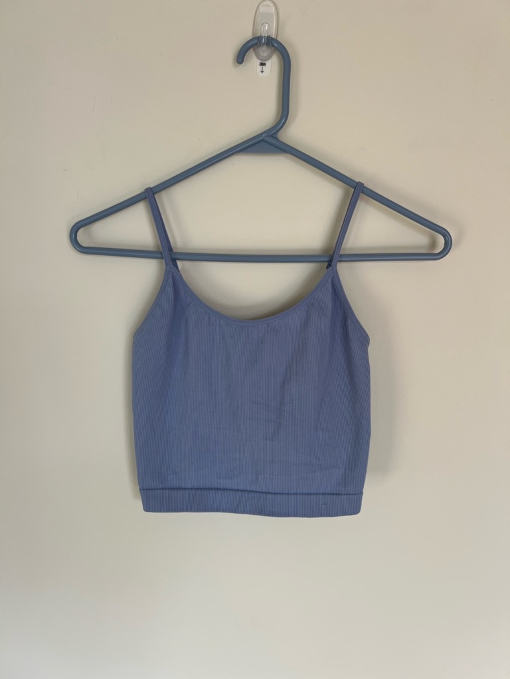 wild fable Ribbed Cropped Cami - Light Periwinkle